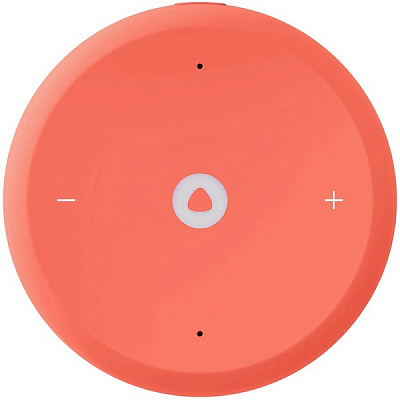 Умная колонка Яндекс Станция Лайт 2 с Алисой коралловая